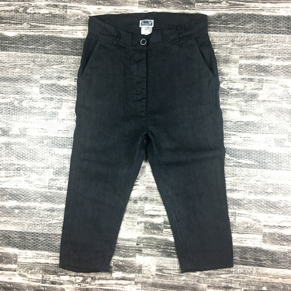 KristenseN Du Nord Linen Blend High Waist Pants 0 - Picture 2 of 6